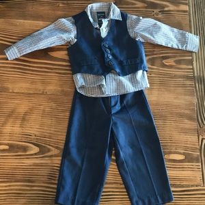 Navy blue Nautica 12 month 3 piece suit